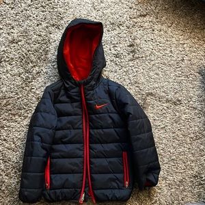 Blue or red Nike jacket